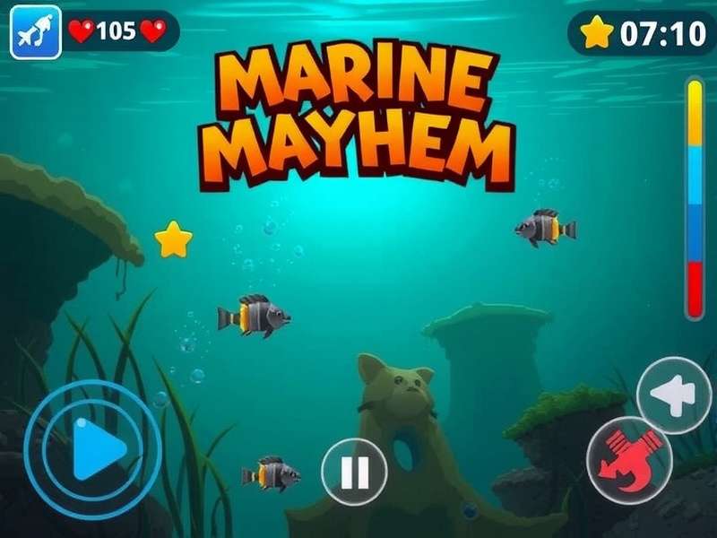 Marine Mystery Mayhem underwater gameplay screenshot